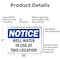 Signmission Well Water In Use At This Location, 10 in W x Rectangle, Aluminum OS-2PACK-NS-A-710-L-19030 - alternate 5